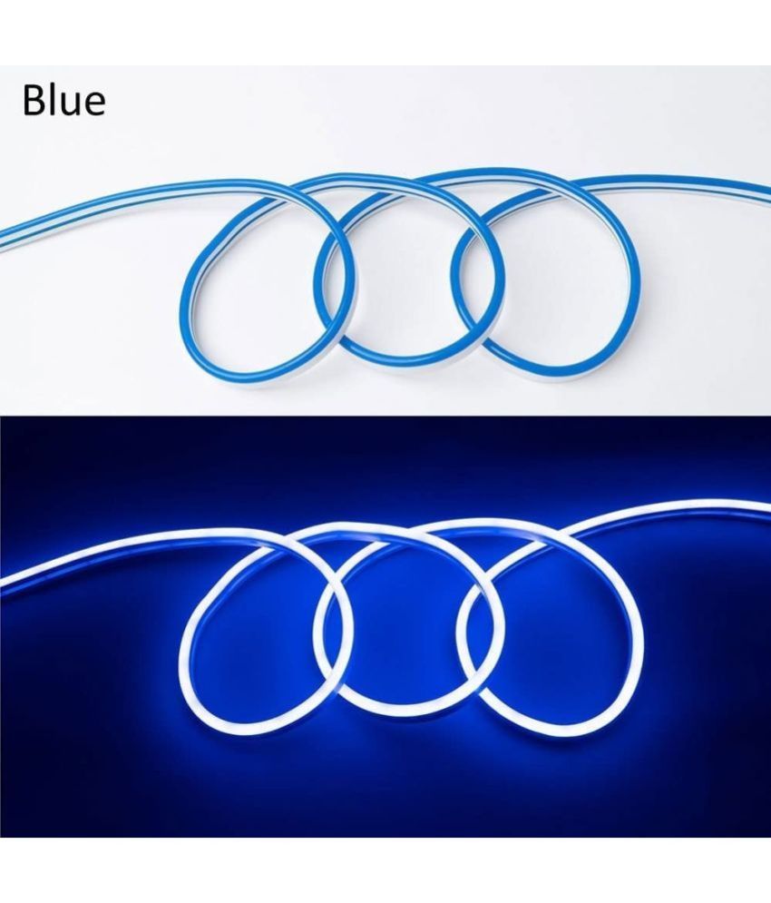Charkee Blue 12 V Cuttable LED Neon Flexible LED Light Strip 50 Watt Car Fancy Lights-JN KART