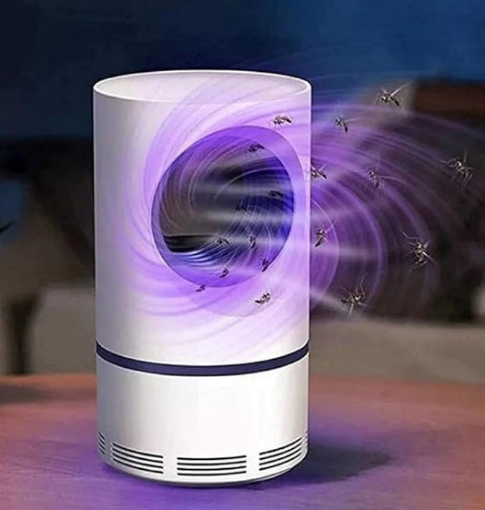 Mosquito Killer Lamp International Eco Friendly Bug Zapper Electric Mosquito Lamp Dual Mosquito Zapper Lamp Indoor Insect Trap Portable Killer Lamp.M61 (White) -JN KART